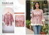 Tew Prisha Pure Cambric Cotton Jaipur Printed Tops Wholesale Clothing Distributors In India